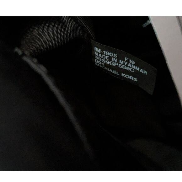 MICHAEL Michael Kors Black Polly Medium Nylon Backpack
